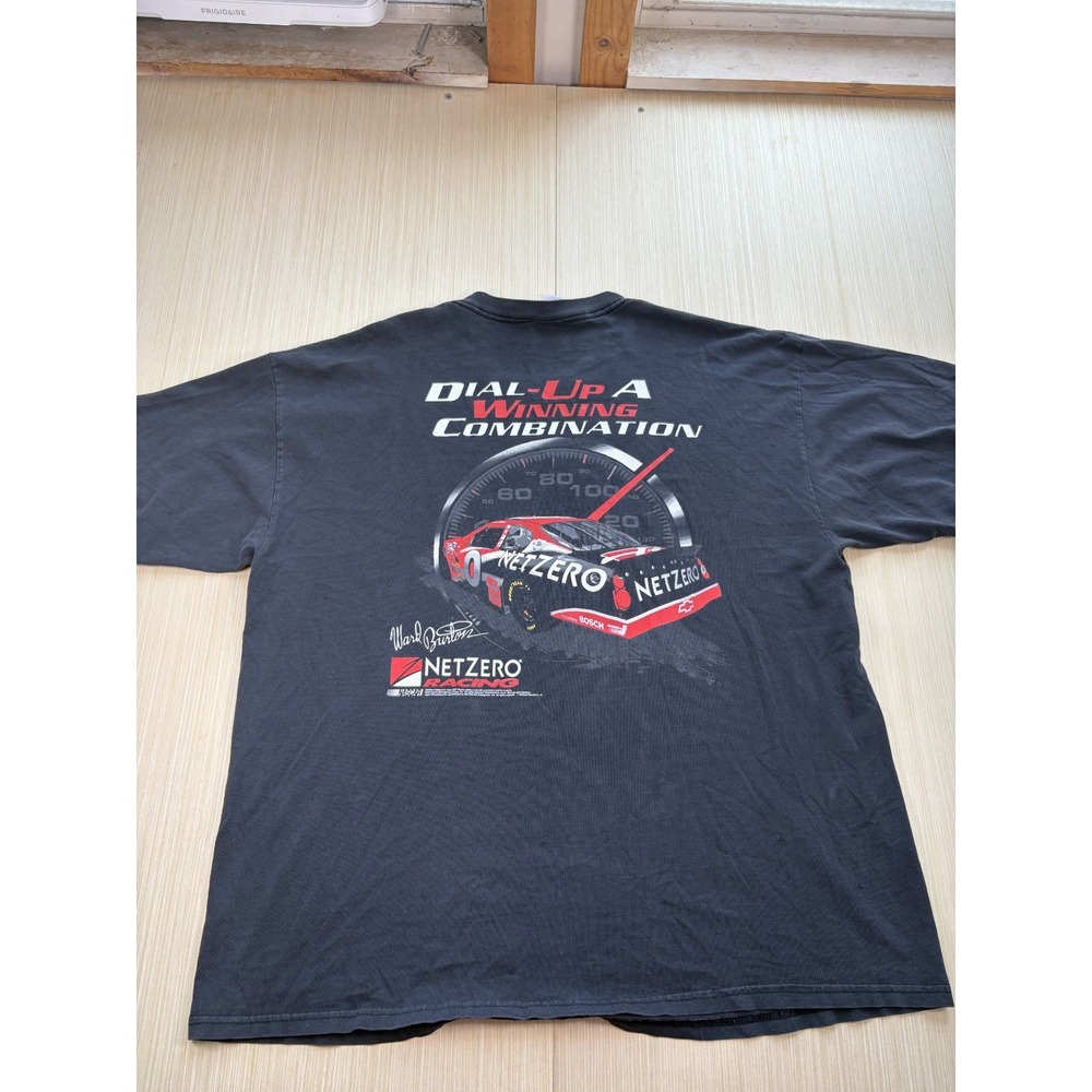 Net‎ Zero Racing Champions Ward Burton T Shirt Mens 2XL Black Graphic Pullover - Picture 3 of 5